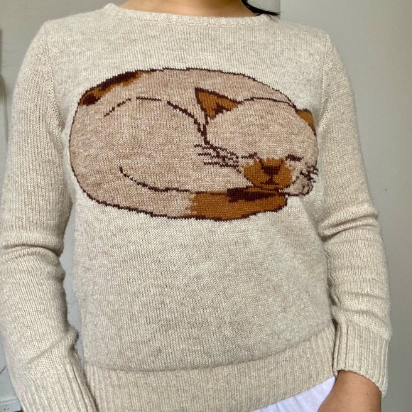 Princess Highway knit kitten sweater, size 8 - Picture 4 of 4